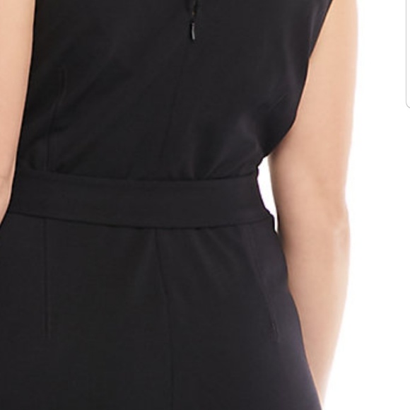 3X Plus size Lace Trim Jumpsuit - Picture 8 of 8